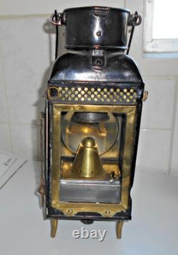 Vintage Austrian Railway Lamp Lantern Station And Signal Office E-g & S / 1918