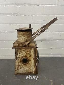 Vintage BR (W) Western Region White Railway Lamp Lantern