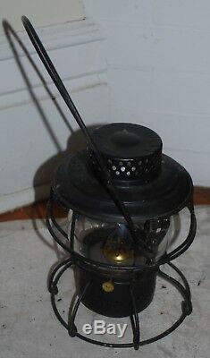 Vintage Baltimore & Ohio B&O Railroad Lantern Handlan St Louis