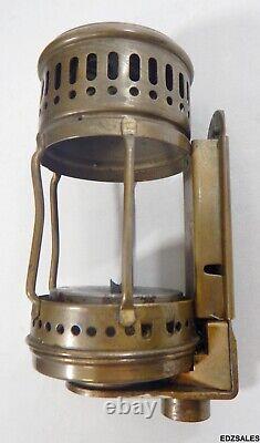 Vintage Brass German Deutsche Reichnsbahn Gesellschaft Railroad Railway Lantern