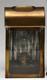 Vintage Brass Railway Oil Lantern Made in England Glass Panel Hurricane Lamp
