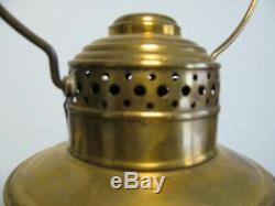 Vintage Brass Tall Bell Bottom Railroad Conductors Lantern Single Wire