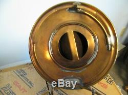 Vintage Brass Tall Bell Bottom Railroad Conductors Lantern Single Wire
