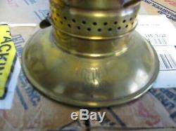 Vintage Brass Tall Bell Bottom Railroad Conductors Lantern Single Wire