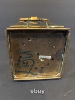 Vintage British Brass Lantern with British Make Oil Burner Maritime Railway