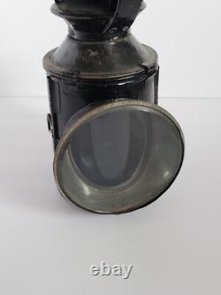 Vintage British Rail BR Railroad Train Guard 3 Way Signal Oil Hand Lamp #1