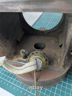 Vintage British Rail GWR Railway Signal Lamp With Insert, Large, Cast Iron