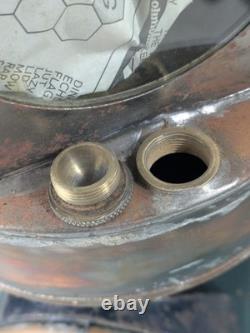 Vintage British Rail GWR Railway Signal Lamp With Insert, Large, Cast Iron