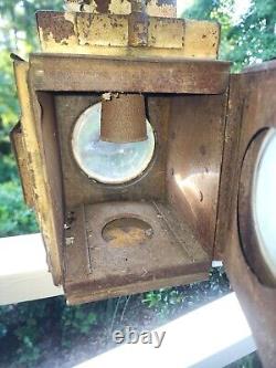 Vintage British Railway Kerosene Lamp