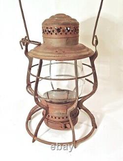 Vintage C&A Railroad Lantern Adams Westlake The Adams 1897 Patent Adlake NICE