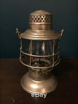 Vintage C. C. C. & ST. L. RY Railroad Lantern & Globe Adam's & Westlake Company