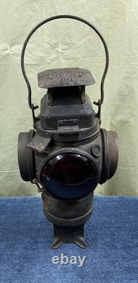 Vintage CHICAGO Adlake Non-Sweating Railroad Lamp Train Lantern