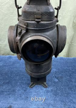Vintage CHICAGO Adlake Non-Sweating Railroad Lamp Train Lantern