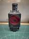 Vintage Caboose Railroad Lantern Full Sized Porcelain Lined WithBurner & Red Lens
