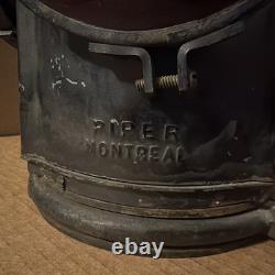 Vintage Canadian Pacific Railway Caboose Lamp Piper Montreal