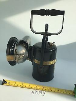 Vintage Carbide Premier Engineering Co. Ltd Leeds Railway Inspection/miners Lamp