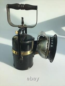 Vintage Carbide Premier Engineering Co. Ltd Leeds Railway Inspection/miners Lamp