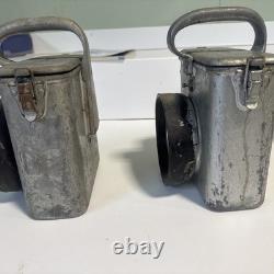 Vintage Carpenter Mfg. Co Boston Industrial Mining Railroad Lamp Light J24 X2