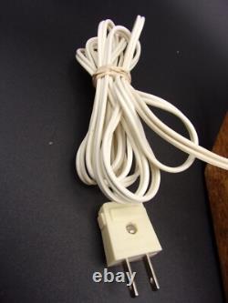 Vintage Carriage Lamps Railroad Lantern Electric Brass Wood Wall Sconce Pair