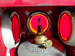 Vintage Chalwyn Red Railroad Lantern Made in England