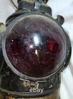 Vintage Chicago The Adlake Non-Sweating Lamp 4-Way Signal Railroad