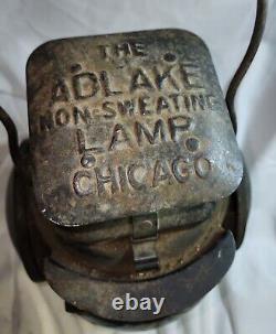 Vintage Chicago The Adlake Non-Sweating Lamp 4-Way Signal Railroad