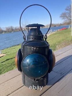 Vintage Cpr Montreal Railroad Switch Stand Signal Lamp Lantern Train Light