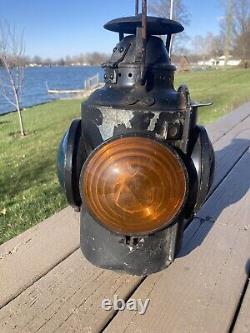 Vintage Cpr Montreal Railroad Switch Stand Signal Lamp Lantern Train Light