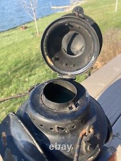 Vintage Cpr Montreal Railroad Switch Stand Signal Lamp Lantern Train Light