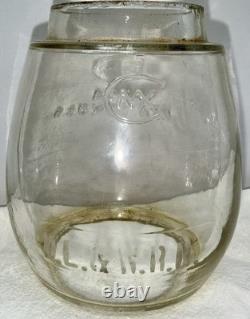Vintage D. L. & W. Railroad Lantern Dietz Vestal NY Delaware Lackawanna & Western