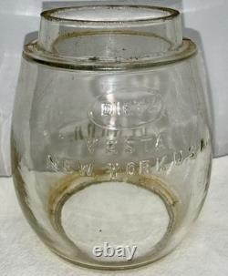 Vintage D. L. & W. Railroad Lantern Dietz Vestal NY Delaware Lackawanna & Western