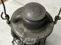 Vintage DIETZ Antique L. V. R. R. LEHIGH VALLEY RAILROAD LANTERN Old RR Light lamp