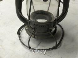 Vintage DIETZ Antique L. V. R. R. LEHIGH VALLEY RAILROAD LANTERN Old RR Light lamp