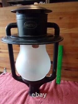 Vintage DIETZ Pioneer Street light pole Lantern Lamp New York Railroad