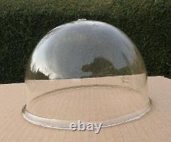 Vintage Davisil Glass Railway Gas Lamp / Lantern Shade Half Dome/Globe