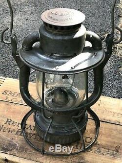 Vintage Delaware Lackawanna & Western Railroad Lantern D. L. & W. R. R. Dietz Vesta