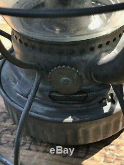 Vintage Delaware Lackawanna & Western Railroad Lantern D. L. & W. R. R. Dietz Vesta