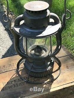 Vintage Delaware Lackawanna & Western Railroad Lantern D. L. & W. R. R. Dietz Vesta
