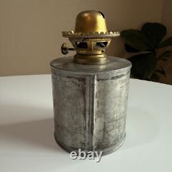 Vintage Denver & Rio Grande Western Railroad Kerosene Lamp Lantern Flat Top