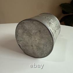 Vintage Denver & Rio Grande Western Railroad Kerosene Lamp Lantern Flat Top