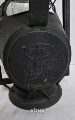 Vintage Dietz ACME Inspector Lamp Railroad Lantern N. Y. USA NYC LINES