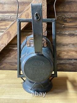 Vintage Dietz Acme Inspector Lamp New York Railroad Lantern Collectible