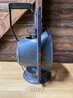 Vintage Dietz Acme Inspector Lamp New York Railroad Lantern Collectible