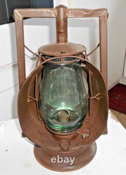 Vintage Dietz Beacon Dash Lamp New York USA Railroad Inspectors Kerosene Lantern