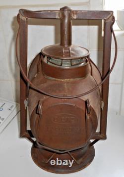 Vintage Dietz Beacon Dash Lamp New York USA Railroad Inspectors Kerosene Lantern