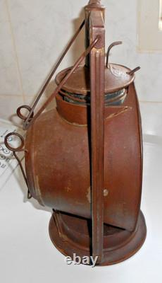 Vintage Dietz Beacon Dash Lamp New York USA Railroad Inspectors Kerosene Lantern