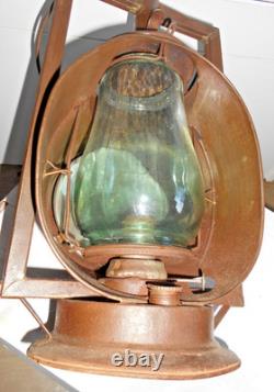 Vintage Dietz Beacon Dash Lamp New York USA Railroad Inspectors Kerosene Lantern