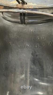 Vintage Dietz Fitzall ACME Railroad Inspector Lantern Lamp NY Original Globe