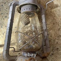 Vintage Dietz No 2 D-Lite Kerosene Railroad Cold Blast Lantern Lamp 15H