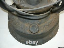 Vintage Dietz No 2 Large fount D-Lite Railroad Kerosene Lantern